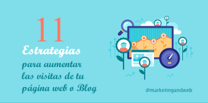 estrategias para aumentar las visitas página web