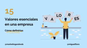 valores de una empresa